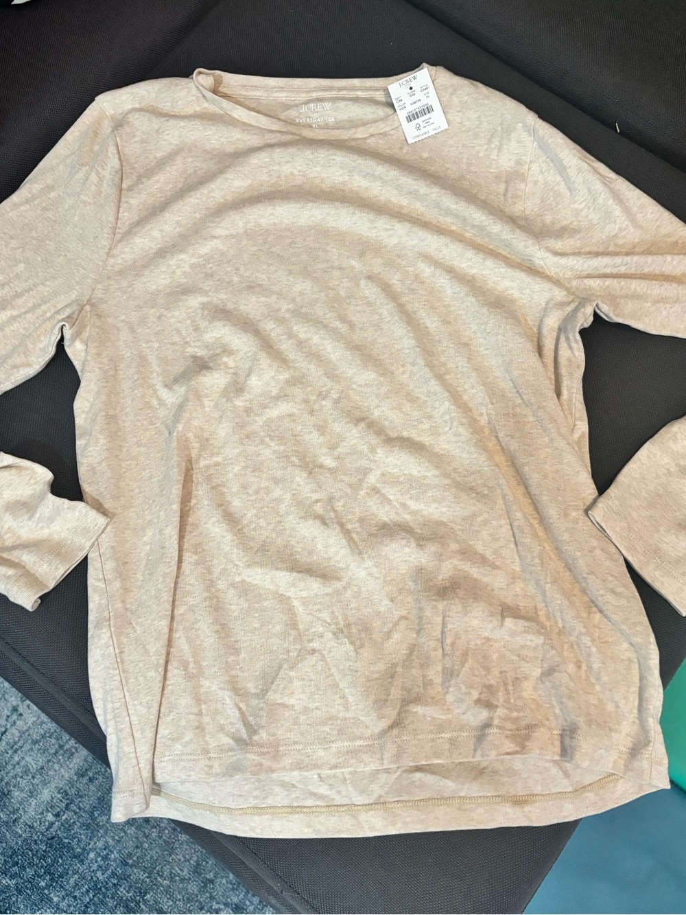 J. Crew Women's Scoopneck Lightweight Sweater - Beige